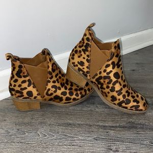 Cheetah Print booties